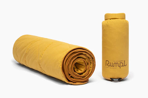 RUMPL ADDS FLAME-RESISTANT TECH TO ITS FLAGSHIP PUFFY CAMPING BLANKET