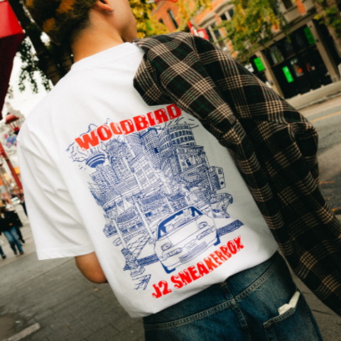 WOODBIRD X J2 SNEAKERBOX COLLAB TEE
