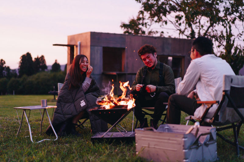 RUMPL X SNOWPEAK NANOLOFT FIRWPROOF BLANKET