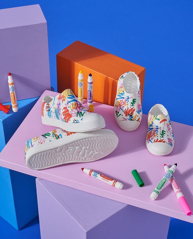 NATIVE SHOES ANNOUNCES LIMITED-EDITION COLLABORATION WITH CRAYOLA